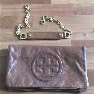 Tory Burch Brown Clutch